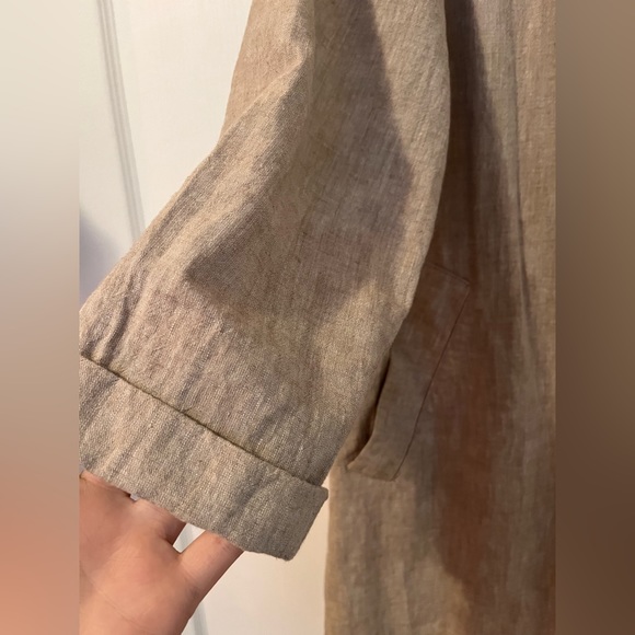 Uniqlo linen blend coat - Picture 4 of 5